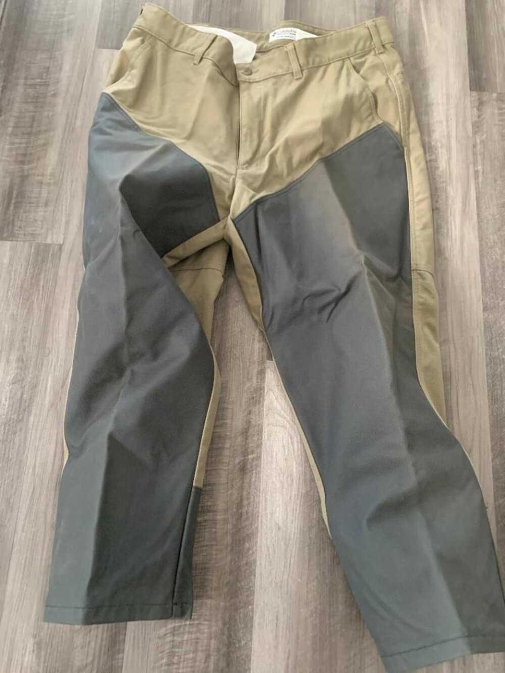 1 Columbia Sportswear Men’s Canvas Khaki Brusshun Pants 42x30 -LOT3-30